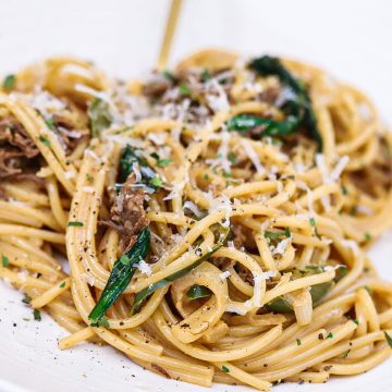 Pulled beef pasta - Opskrift på cremet pasta med pulled beef