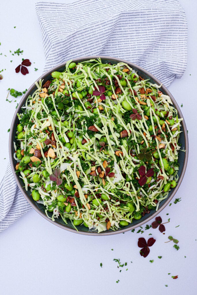 Spidskålssalat - Opskrift på kålsalat med quinoa og edamame
