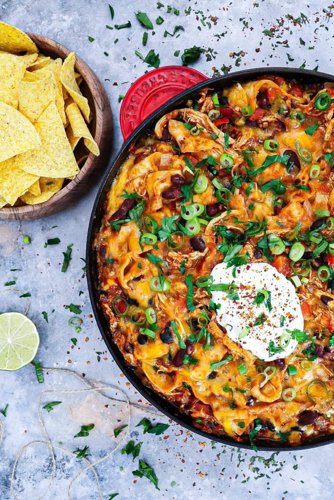 One pot mexicansk taco - Opskrift på tortilla med kylling