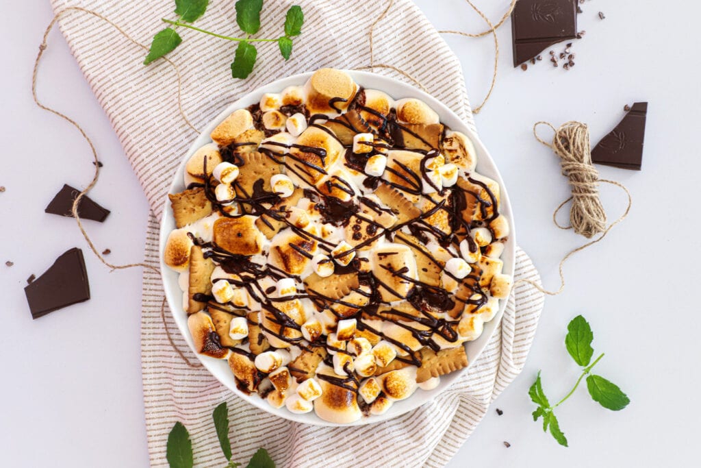 S'mores nachos - Opskrift på lækre grillede s'mores