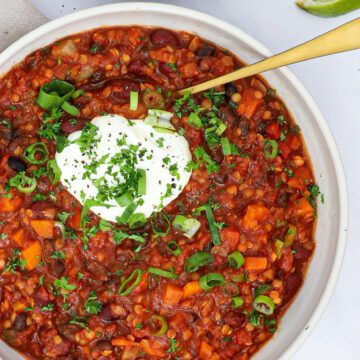 Chili sin carne - Opskrift på den bedste chili sin carne