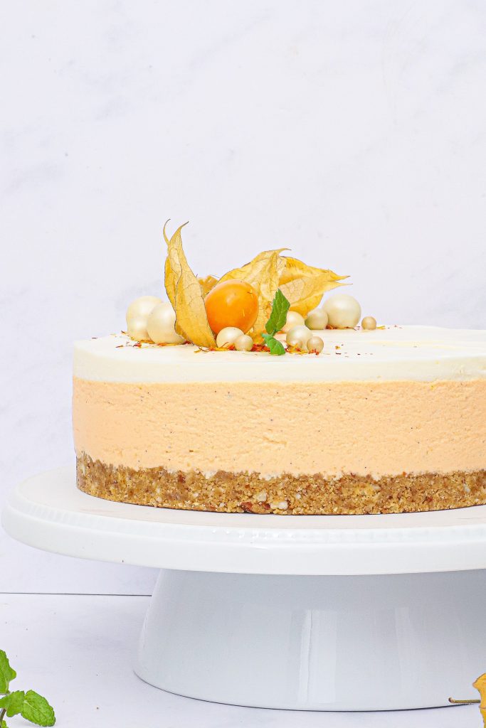 Pornstar Martini cheesecake - Opskrift på passionafrugt cheesecake